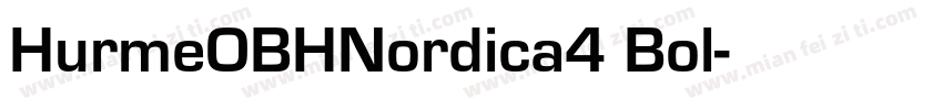 HurmeOBHNordica4 Bol字体转换